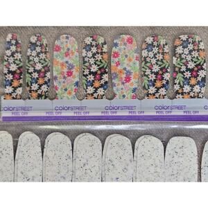 Color Street ~ Partials Bundle ~ Nail Polish Daisy Me Rolling & Glitter Sweet